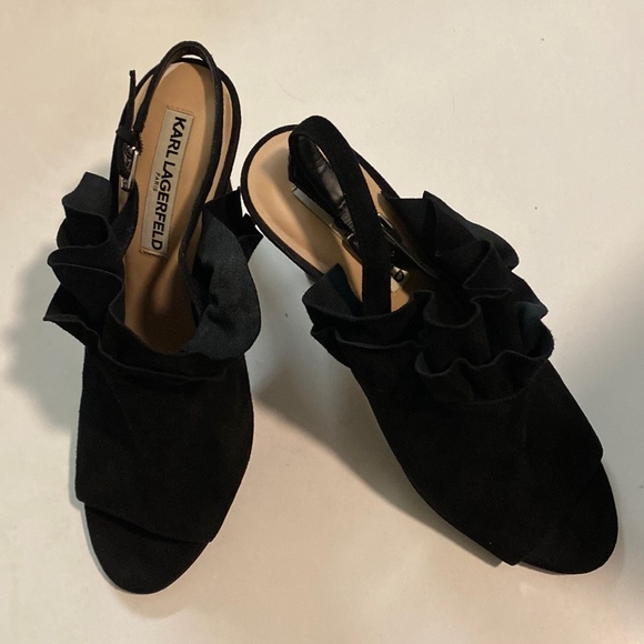 Karl Lagerfeld Heels Sz 8 - Picture 2 of 6